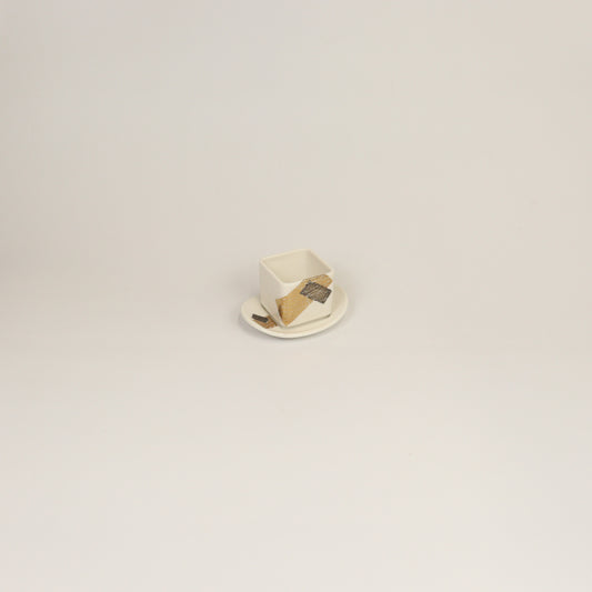 角蒸碗 ホワイト 13cm