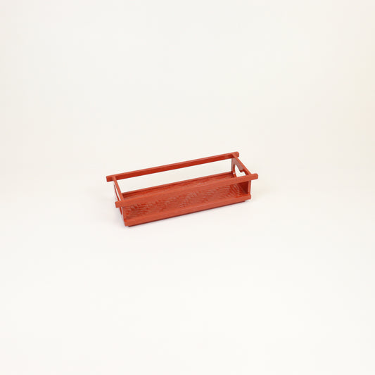 珍味枠綿本休朱色 レッド 23cm