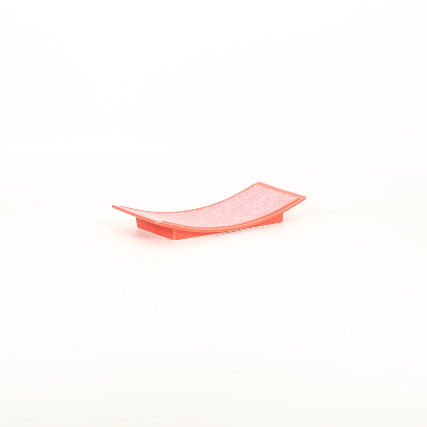 赤弓型皿 レッド 22cm