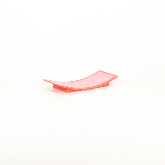赤弓型皿 レッド 22cm