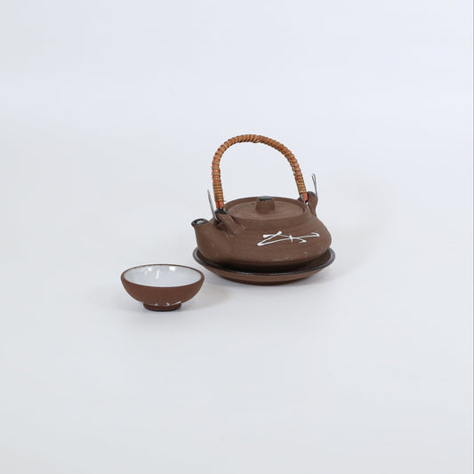 土瓶蒸し松葉丸 ブラウン 13cm